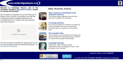 Desktop Screenshot of cambridgephysics.org